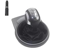 QILINGS Pomo Palanca Cambios para Citroen C4 1 MK1 2004-2008 5 Velocidades Caja De Cambios Manual Perilla De Palanca De Cambios Palanca De Arranque Chaqueta Antipolvo Palanca Cambio Marchas(Type 7)