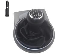 QILINGS Pomo Palanca Cambios para Citroen C4 1 MK1 2004-2008 5 Velocidades Caja De Cambios Manual Perilla De Palanca De Cambios Palanca De Arranque Chaqueta Antipolvo Palanca Cambio Marchas(Type 3)