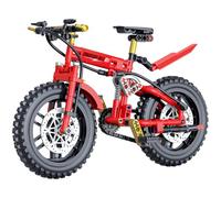 QiLumier Juego de construcción de Bicicletas, Modelo de Bicicleta de montaña, Juguete de Bloques para Construir Bicicletas, Coleccionable, Regalo