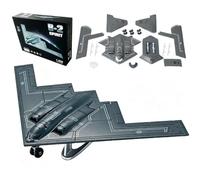 QiLumier Kit de maqueta helicóptero de Combate AH-64 Apache Escala 1:72 con Soporte Expositor, Regalo para modelistas, Pieza de colección Militar para exposición