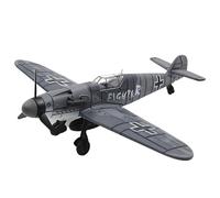 QiLumier Maqueta de avión 1:48 de avión de combate de la Segunda Guerra Mundial Bf-109, escala 1:48, réplica fiel y detallada.