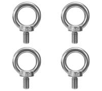 QIMEI-SHOP Anillos de Elevación M10 Cancamo Pernos de Ojo Tornillos de Argollas de Acero Inoxidable 304 para Colgar y Fijar 4 Piezas