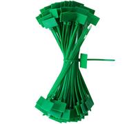 QIMEI-SHOP Bridas Plastico Verde 150mm x 3 mm Bridas para Cables Etiquetas Amarre Cable Sujetacables Eléctricos para Gestión de Cablesde Jardinería 100 Piezas