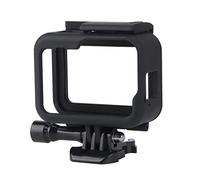 QIMEI-SHOP Carcasa Protectora para GoPro Hero 9 10 11 Black Marco Montura Plástico Funda con Instale la Base y los Tornillos Negro