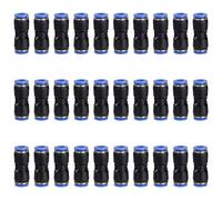 QIMEI-SHOP Conectores Neumáticos 6mm Enchufe Rapido Neumatico Conectores Manguera de Aire Comprimido Accesorios para Herramientas Neumáticas 30 piezas