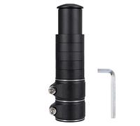 QIMEI-SHOP Elevador Manillar Bicicleta MTB Potencia Manillar Adaptador de Extensor de Manillar de Aleación de Aluminio para Ciclismo Bici de Montaña Carretera 13cm