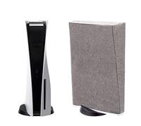 QIMEI-SHOP Funda Protectora para PS5 Cubierta Antipolvo para PS5 Compatible con Playstation 5 Console Digital & Disk Version Vertical