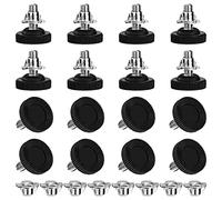 QIMEI-SHOP Pata de Niveladora para Muebles Patas Regulables para Muebles Ajustables Tornillo de Pies de Sillas para Sofá Armario Escritorio M8 x 30mm 16 Piezas