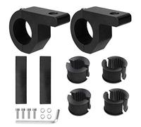 QIMEI-SHOP Soporte de Montaje de Barra de Luz 19-32mm Universal Abrazaderas de Tubo de Luz LED Trabajo para Vehículos Todoterreno Camión Motocicleta 2 Piezas