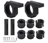 QIMEI-SHOP Soporte de Montaje de Barra de Luz 25-50mm Universal Abrazaderas de Tubo de Luz LED Trabajo para Vehículos Todoterreno Camión Motocicleta 2 Piezas
