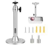 QIMEI-SHOP Soporte para Proyector de Techo Soporte para Mini Proyector Pared Carga 5 KG Giro 360 Grados para Mini Proyector Cámara Digital 18 x 8,8 cm