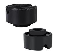 QIMEI-SHOP Taco de Goma para Gato Hidráulico Universal Bloque de Goma Protector Gatos Pequeños 2 T con V Ranura y Superficie Antideslizante 2 Piezas