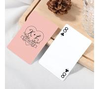 qin1gta7i Tarjetas de juego temáticas de boda, cartas de juego de fotos personalizadas, ideas de libros de invitados, 52 razones por las que te amo, recuerdo de boda