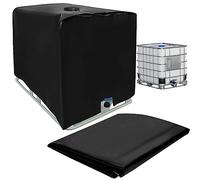 QINERSAW IBC 1000L - Cubierta para depósito de agua, cubierta protectora IBC, tanque de agua, depósito de agua de lluvia, depósito IBC, depósito de protección para barriles de lluvia