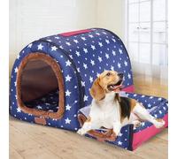 qing yun Cama grande para perros de lujo, cálida cama XL XXL para interior y perro, cama grande para perros, cueva para gatos, iglú, lavable (3XL, 105 x 80 x 78 cm, H)