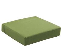 qing yun Cojín grueso y suave para asiento de silla, cómodo, antideslizante, cojín cuadrado para asiento de comedor, para el hogar, cocina, oficina (50 x 50 x 8 cm, verde)