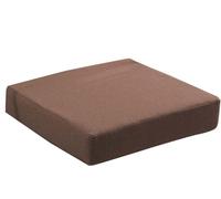 qing yun Cojín grueso y suave para asiento de silla, cómodo, antideslizante, cojín cuadrado para asiento de comedor, para el hogar, cocina, oficina (40 x 40 x 5 cm, marrón)