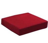 qing yun Cojín grueso y suave para asiento de silla, cómodo, antideslizante, cojín cuadrado para asiento de comedor, para el hogar, cocina, oficina (45 x 45 x 8 cm, rojo)