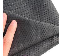 qing yun Tela antideslizante con gel de sílice, 150 cm de ancho, tela antideslizante para coser alfombras, colchones, pantuflas, sofá, cojín (150 x 100 cm, gris oscuro)