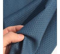 qing yun Tela antideslizante con gel de sílice, 150 cm de ancho, tela antideslizante para coser alfombras, colchones, pantuflas, sofá, cojín (150 x 50 cm, azul)