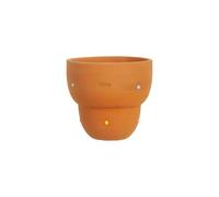 QINGGANG-0224 macetas de Interior A Retro-Style Red Terracotta Planter with Excellent Ventilation, Perfect For Indoor Plants