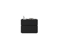 QINGGANG-0224 mesita de Noche para Dormitorio Nightstand, Solid Wood Storage Cabinet Sideboard with Two Drawers, Solid Wood Filing Cabinet for Living Room, Bedroom and Study mesita de Noche(Negro)