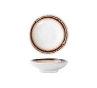 QINGGANG-0224 Tazones para mojar Platos de postre de cerámica - Platos de aperitivo de porcelana - Platos pequeños for servir pasteles y tartas for la hora del té