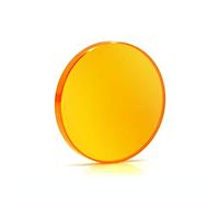 qinggw 1pc China de PVD ZnSe Diámetro 25 mm Lente de Enfoque FL38.1 50,8 63,5 76,2 101,6 mm for el CO2 láser máquina de Grabado (Color : 1pc, tamaño : 63.5mm)