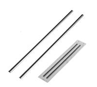 qinggw 2pcs 12" HSS cepilladora Cuchillas 793346-8 for Makita 2012NB 2012 Regrueso Planer 306 x 8 x 2 mm- Doble Filo