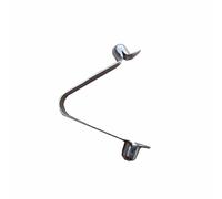 qinggw 3pcs Hebilla de Metal 5/6 / 8/9/10 mm en Forma de V Doble Bead Hoja de metralla Posicionamiento mármoles elástico de Acero Que coloca el Grano de Primavera (tamaño : 5mm)