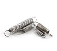 qinggw 5pcs resortes de extensión con Ganchos de Acero Inoxidable de 1,2 mm de la tensión del Resorte Pequeño Larga Espesor de extensión Resortes (tamaño : 1.2x12x60mm)