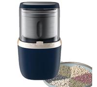 QINGHEDZSW Molino de Grano superfino, Molino eléctrico de Grano pequeño, diseño Desmontable, muele Unos 80 g Cada Vez, con protección contra sobrecargas, para Cereales Secos, Hierbas y café.