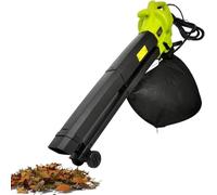 QINGHEDZSW Soplador De Aire Potente Y Ligero De 3000 W, Aspiradora Trituradora, con Bolsa Recolectora De Hojas De 40 L, Ajuste De Seis Velocidades, para El Cuidado del Césped.
