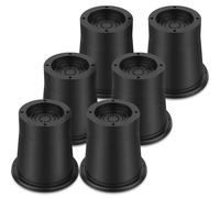 QINGLANG 6 unidades elevadoras de cama, elevadores de asiento de 7 cm, elevadores de patas de mesa, elevadores de muebles redondos, elevadores de sofá de goma, soporte para bastidor de cama de hasta