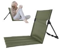 QINGLANG Silla de playa plegable, silla ligera de camping con bolsa de almacenamiento, asientos portátiles, silla de playa baja, silla plegable, silla de respaldo para pesca, barbacoas, senderismo,