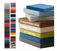 QINGLV CojíN De Banco TamañO Personalizado, Cojines para Bancos A Medida Antideslizante Lavable CojíN para Asiento De Banco De Exterior con Funda Extraíble para Banco SofáS, Columpios, Jardines, 3cm