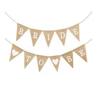 qingmeng Bride to Be Girlande, JGA Decoración para mujer Boho, Bride to Be Banner Decoración, despedida de soltera, banderines de boda, accesorios JGA para mujer