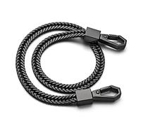 qingmutech Cadena de Llaves Largo Metal 41 cm para Cartera Cinturón Pantalones Punk Hipster Jean - Clip Anti-Perdido Joyería for Hombres ( Size: Black )