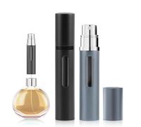 Qingning 8ml Atomizador Perfume Recargable-2pcs, Mini Spray Portátil, Perfumador Dispensador con Ventana, Botella Rociadora, Pulverizador Perfume para Recargar Colonia, para Hombres Mujeres