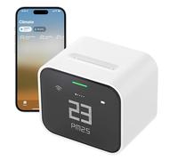 Qingping Air Monitor Lite, sensor de calidad del aire interior Wi-Fi compatible con Apple HomeKit detecta CO2, PM2.5, PM10, temperatura y humedad