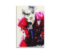 QINGSDEC Póster de metal de Corey Taylor, pintura al óleo, decoración para colgar, para el hogar, sala de estar, dormitorio, comedor, pared, 20 x 30 cm, estilo sin marco