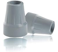 QingTD Puntas médicas para muleta, gris, 7/8 pulgadas (2)