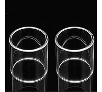 Qingtian-ceg Tubo de Vidrio de 2 Piezas para Serpent Mini/Serpent RDTA/Serpent SMM RTA/Tanque de Flujo/Serpent Elevate RTA/Serpent Alto/The Troll RTA/Bravo RTA,Sin Tabaco ni nicotina