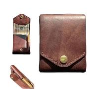 QingxingFa Cartera Compacta Multifuncional, Cartera Portátil De Cuero para Tarjetas, Cartera Compacta Pero Completamente Funcional, para Viajes O Uso Diario (1pcs)