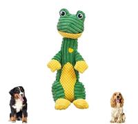 QingxingFa Durachew Dog Toy, New Wowpetsmart Invincible Chewanimals, Durachew Designed for Strong Chewers,Wowpetsmart for Heavy Chewers, Indestructible Dog Toys for Aggressive Chewers (Frog)