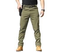 QingxingFa Pantalones Tácticos Impermeables, Pantalones Cargo De Camuflaje para Hombres, Pantalones Tácticos De Senderismo para Hombres (Verde 2,3XL)