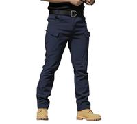 QingxingFa Pantalones Tácticos Impermeables, Pantalones Cargo De Camuflaje para Hombres, Pantalones Tácticos De Senderismo para Hombres (Azul Tibetano,XXL)
