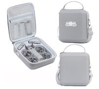 Qingyu Funda de transporte para DJI Neo2 Fly More Combo Accesorios, bolsa de viaje portátil de EVA para DJI Neo2, 2 baterías, hub de carga, Sin logotipo, 21 x 23 x 8 cm