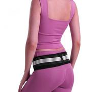 QINGZY Cinturón Sacroilíaco para Ciática y Dolor Lumbar, Cinturón de Soporte Pélvico Ajustable para Mujeres y Hombres, Alivio del Dolor de Espalda Baja, Pelvis y Cadera, Antideslizante