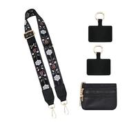 QINGZY Correa para el Cuello para Teléfono Móvil, Cuerda para Movil Colgar Ajustable, Colgador Teléfono Cuello Desmontable, Correa para Móvil Universal con Bolsa para Todos los Teléfonos